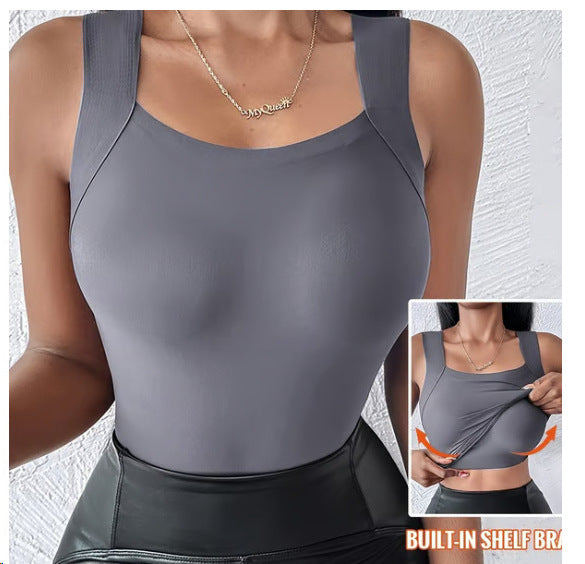 SoftSculpt Tank™
Built-in bra. Soft sculpting. Zero effort.