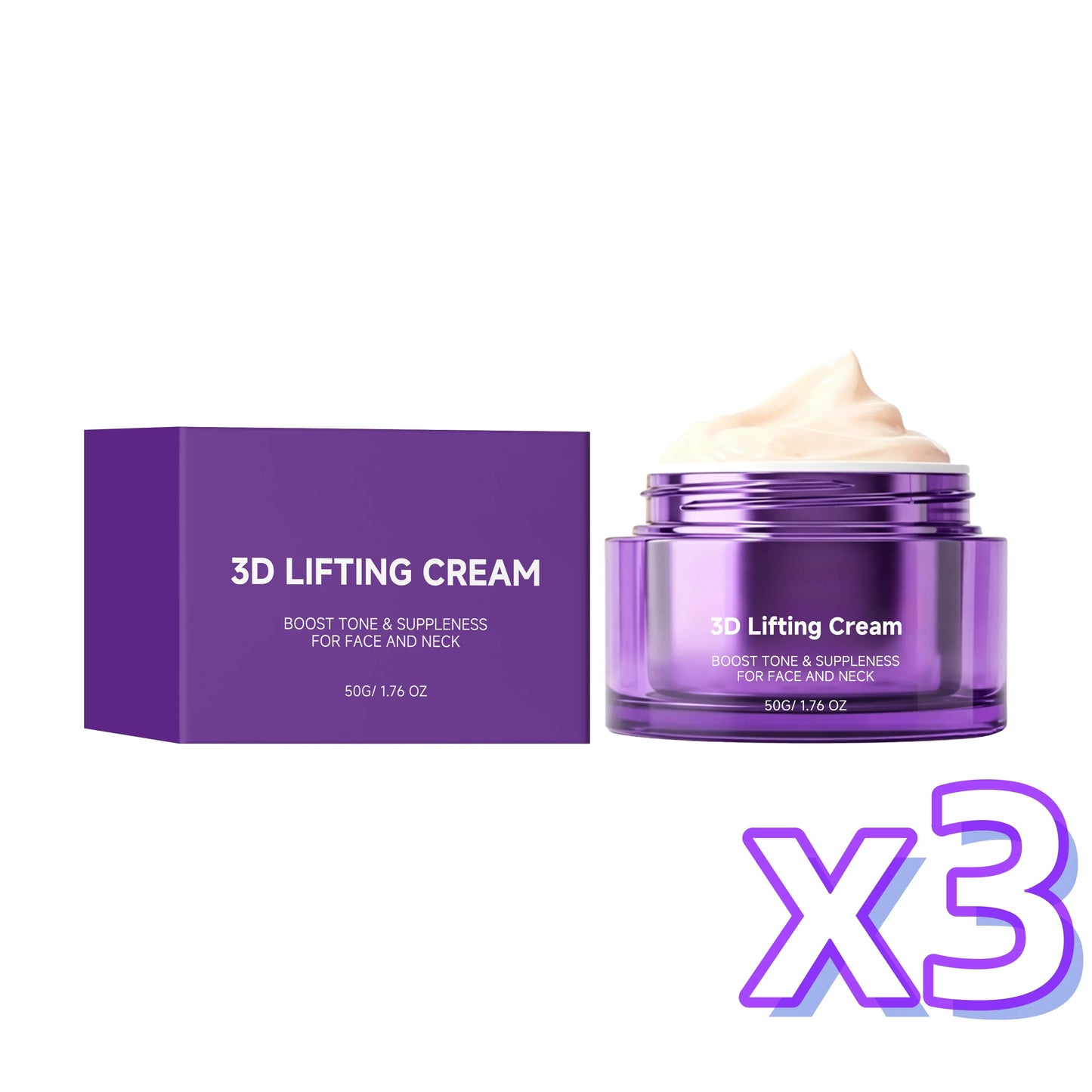 3D Lifting Night Cream Korean Probiotic Anti-Aging Moisturizer For Face Neck Reduce Wrinkles Hydrating Daily Facial Care Cream