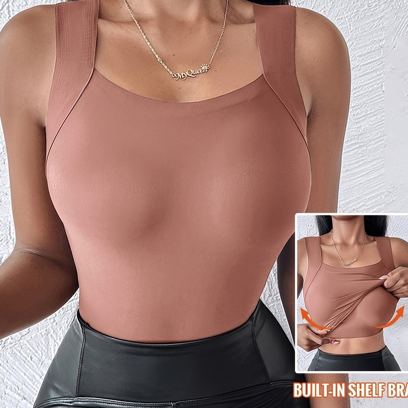 SoftSculpt Tank™
Built-in bra. Soft sculpting. Zero effort.